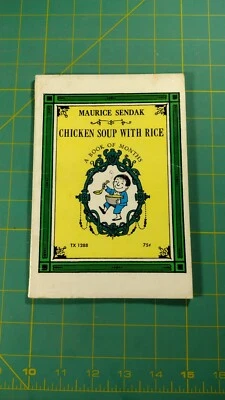 Chicken Soup with Rice by Maurice Sendak (Scholastic Paperback 1962) Book lot - Image 1 of 4