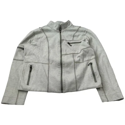 Bloomingdale’s Jersey Knit Jacket Green Size Medium Full Zip - Image 1 of 4