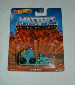 HOT WHEELS 2021 PREMIUM MASTERS OF THE UNIVERSE - BATTLE RAM CON PILOTI REALI - Foto 1 di 3