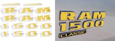 Calcomanías superpuestas de placa de puerta RAM 1500 CLASSIC para Ram 1500 Classic 2019-2024 Foto 1 de 4