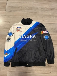 Ford Viagra Vintage Nascar Racing Jacket Men’s - Picture 1 of 5