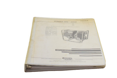 Lincoln Svm103-b Service Manual. Power-arc 4000, Code 10200, 10202, 10243, 10244 • 33$