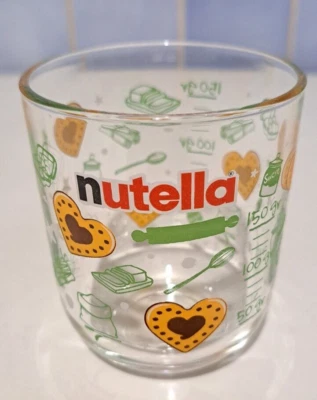 (7) VERRE GOBELET PUB CHOCOLAT " NUTELLA"   ADVERTISING DOSEUR TBE - Photo 1/4