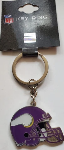 NFL - MINNESOTA VIKINGS  OFFICIAL TEAM HELMET KEY CHAIN RING Cover