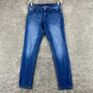 Jonathan Martin Skinny Jeans Women's Size 6 Blue Mid Rise Cotton Blend Pants - Picture 1 of 12