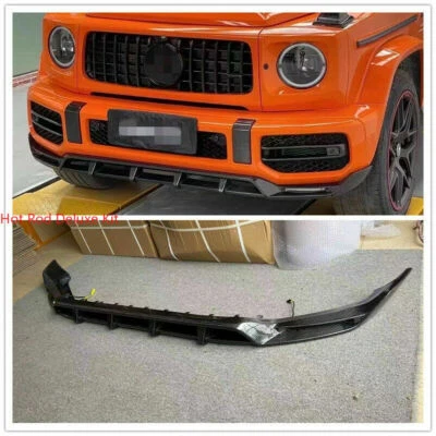 Carbon Fiber Front Bumper Lip Splitter For Mercedes Benz G Class W464 G63 TC STY - Image 1 of 4
