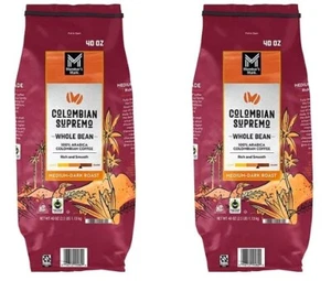 Member's Mark Colombian Supremo Whole Bean in Medium-Dark Roast (40 oz.)-2 Pack - Picture 1 of 2