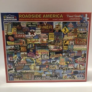 Sealed Roadside America Puzzle 1000 Piece Lewis T Johnson 2017 - Picture 1 of 5