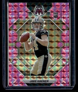 Jake Haener Panini Camo Pink Mosaic Rookie Card Refractor New Orleans Saints - Picture 1 of 2