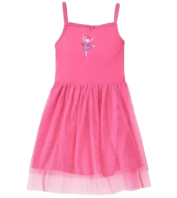 GYMBOREE NIÑA ROPA DE DORMIR ROSA TUTÚ BAILARINA CAMISÓN TALLA: 7-8 Foto 1 de 4