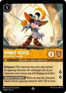 Ursula's Return #17/204 Minnie Mouse - Campeón Mosquetero - Disney Lorcana - Imagen 1 de 1