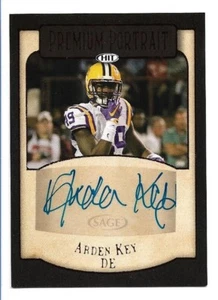Arden Key 2018 Sage Hit Premium Portrait Autograph #PPA-24  LSU Tigers  Auto - Bild 1 von 2