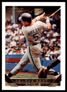 1993 Topps Gold George Brett A Baseball Cards #397