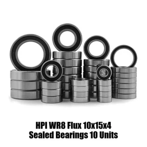 For HPI WR8 Flux 10x15x4 Sealed Bearings 10 Units - Picture 1 of 4