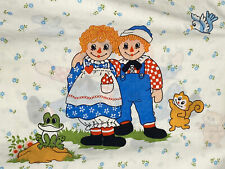 Vintage Raggedy Ann and Andy Pillowcase Bobbs-Merrill Co