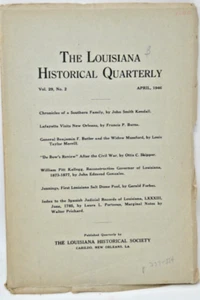 LOUISIANA HISTORICAL QUARTERLY April 1946 - Picture 1 of 1