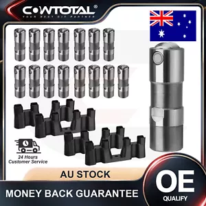 16 Hydraulic Roller Lifters & 4 Guides Trays for Holden LS1 LS2 LS3 LS6 LS7 L98 - Picture 1 of 7
