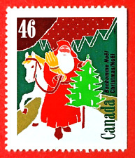 Canada Stamp #1340as "Bonhomme Noel" single from booklet MNH 1991