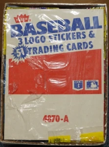 1987 Fleer Baseball FACTORY SEALED 24 ct Rack Pack Box (72 Wax Packs) 4870-A NOS - Picture 1 of 3