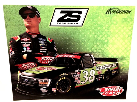 2023 ZANE SMITH SPEEDY CASH FORD FRM CRAFTSMAN TRUCK SERIES NASCAR POSTCARD Cover