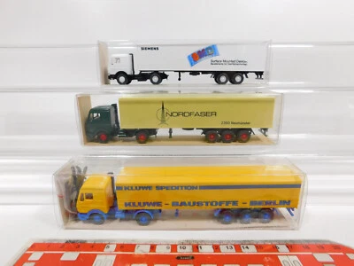 3X H0 1:87 Sattelzug MB/Mercedes: 515 Kluwe + 542, Mint + Box #CG443-0,5 - Photo 1/4