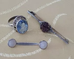 3 piezas joyas plateadas ArTdeKo - Imagen 1 de 5