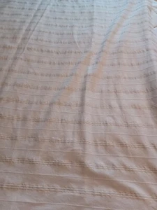 Thymian & Salbei 90 % Weiß Silber Goldfaden Baumwolle Tischdecke 60” X 120” Vintage! - Bild 1 von 6