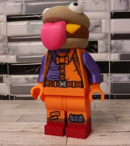 3D gedruckt. 9" Brick Inspired Deluxe Fortnite Beef Boss Figur - Bild 1 von 1