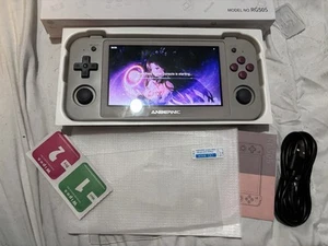 Anbernic RG505 Handheld- Android 13 , 4.95-in. OLED, 128GB Internal & 128GB SD - Picture 1 of 4