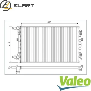 RADIATOR ENGINE COOLING 701129 FOR VW GOLF/VII/SPORTSVAN/ALLTRACK/VIII PASSAT - Picture 1 of 6