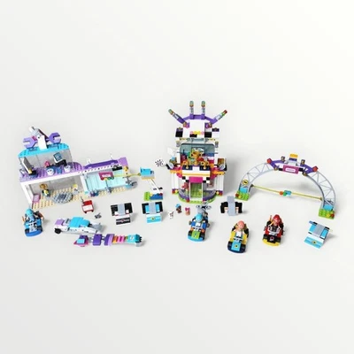LEGO Friends Konvolut 41352 Das große Rennen & 41351 Werkstatt Autos Go-Karts - Bild 1 von 4