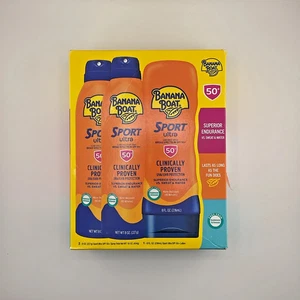 Banana Boat Sport Ultra Performance Sonnenschutz Pack SPF 50 | NEU - Bild 1 von 3