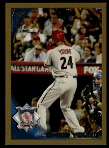 2010 Topps Update #US-124 Chris Young Gold #/2010 - Picture 1 of 2