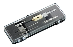 ANEX Precision Drill Chuck Set 0.1–3.2mm for Electric Driver w/ HSS Bits, Japan - Picture 1 of 4