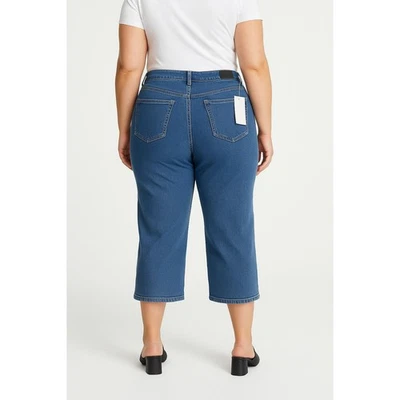 NUEVO CON ETIQUETAS EVANS Unisex Azul Denim Bolsillos Traseros Cinturón Lazos Pantalones Cortos 28 Foto 1 de 4