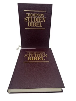 Thompson Studienbibel 1984 2-Volume Study Bible Set, Luther, Hänssler Verlag - Image 1 of 4