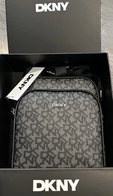 DKNY Authentic Gigi Flight Crossbody Bag Monogram Purse 9x6.5x3 NWT - Image 1 of 2