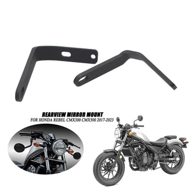 Soporte de espejo retrovisor lateral manillar para Honda CMX Rebel 500 300 250 2017 - Foto 1 de 4