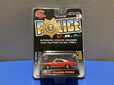 Racing Champions Police USA Philadelphia Pa. Police 1966 Pontiac GTO Red - Image 1 of 4