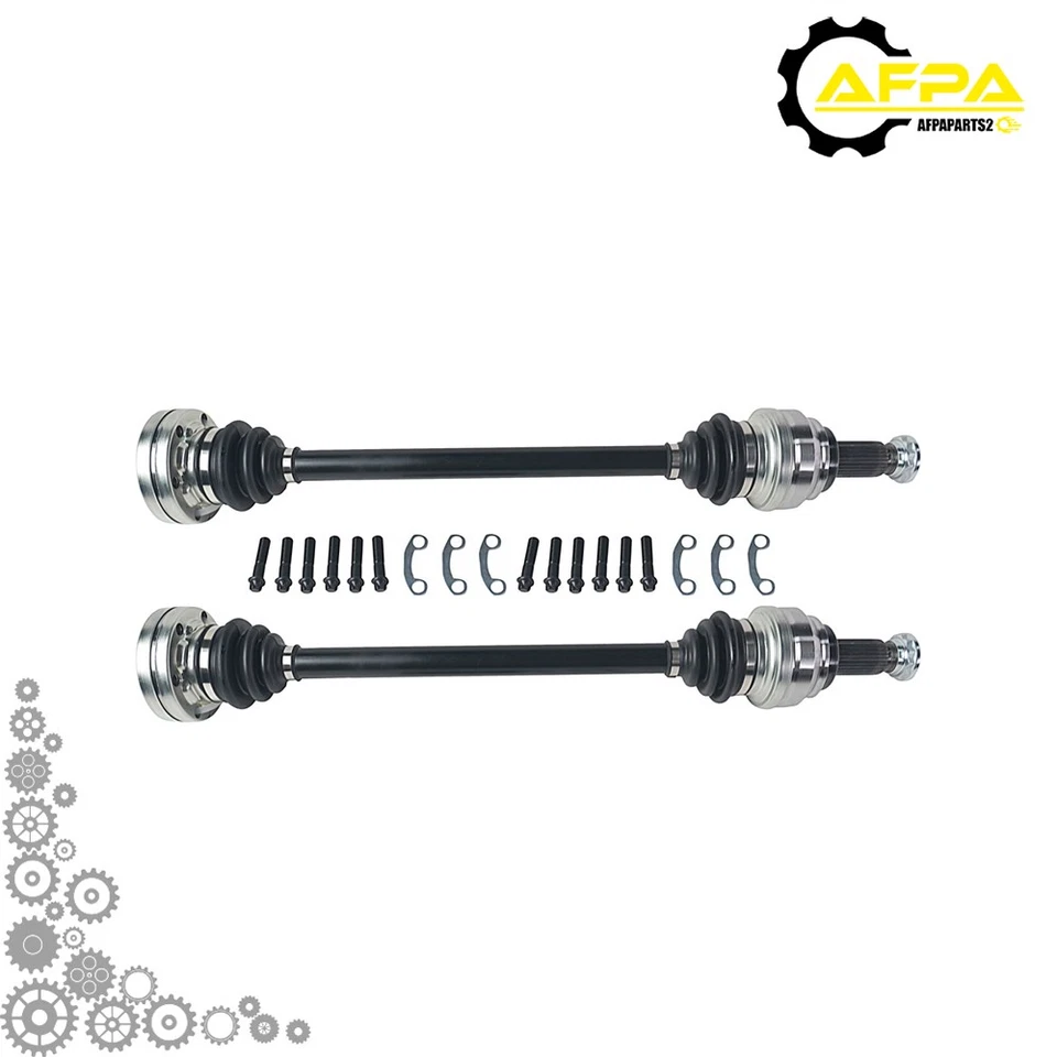 Trasero izquierdo y derecho para BMW 135i 2008-2010 3,0 L transmisión automática 2 piezas ejes CV Foto 1 de 4