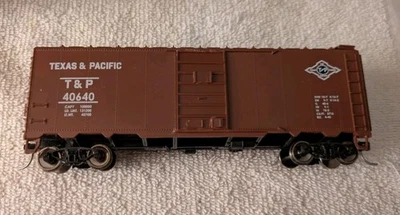 C&BT Shops HO Texas And Pacific 40' Steel box car T&P - Image 1 of 4