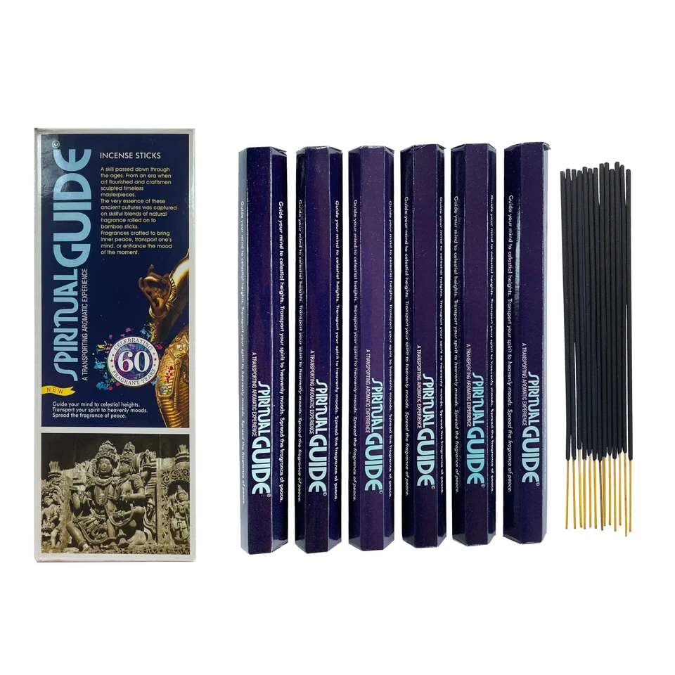 Padmini incenso Spiritual Guide – 6 Scatole con 20 Bastoncini