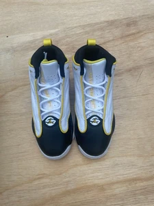 NIKE AIR JORDAN Pro Strong DC7909 107 bambini in età prescolare bianco/giallo TAGLIA 2,5Y - Foto 1 di 6