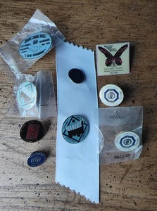 Lot of 9 OPTIMIST INTERNATIONAL Pins Lancaster, Ontario, Canada Atlantic Central - Picture 1 of 10