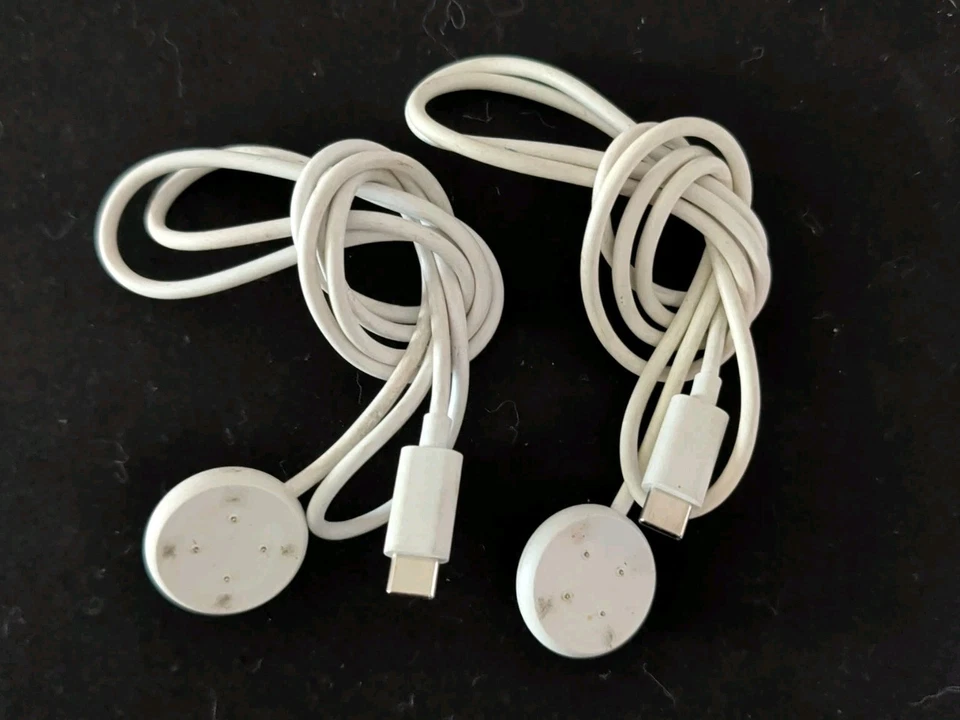 2 Google Pixel Watch 2 & 3 (41mm & 45mm) USB-C Fast Charging Charger Cables OEM - Image 1 of 1