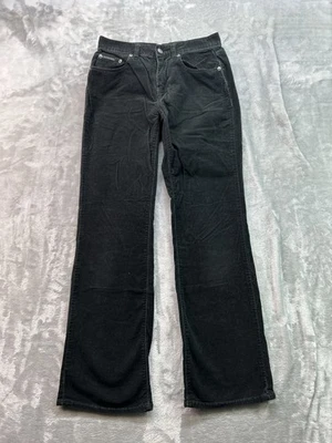 Calvin Klein Corduroys Bootcut Mid Rise Womens Sz 4 Black Western Cowgirl Boho - Image 1 of 4