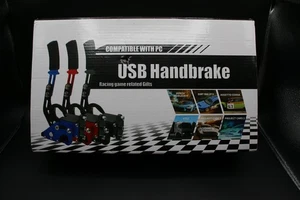 USB Handbrake for PC Racing Games Simulator Drift Rally ETS2 Assetto Corsa - Picture 1 of 2