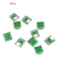 5PCS mini USB to DIP Adapter Converter for 2.54mm PCB Board DIY Power Suppl  ia