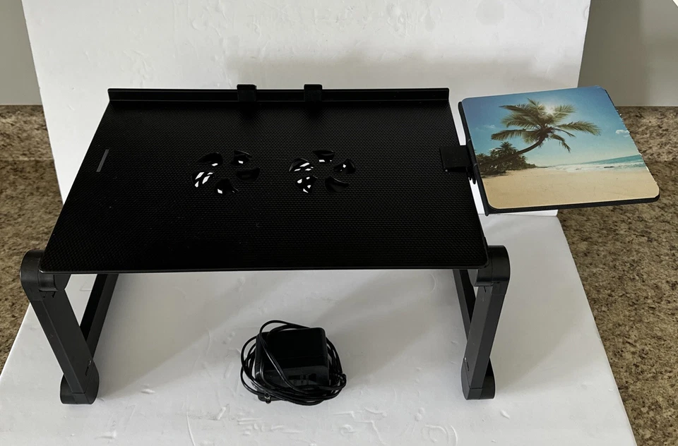 Executive Office Solutions Soporte ajustable para computadora portátil Ventiladores de refrigeración y accesorio para mouse Foto 1 de 4