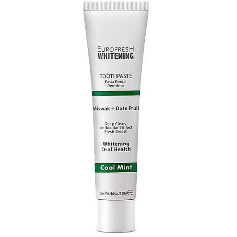 Farmasi Eurofresh Whitening Zahnpasta Miswak + Dattel Frucht COOL MINT für Empfindliche